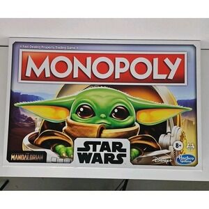 Star Wars The Mandalorian MONOPOLY Board Game NEW‎ Hasbro Open Box